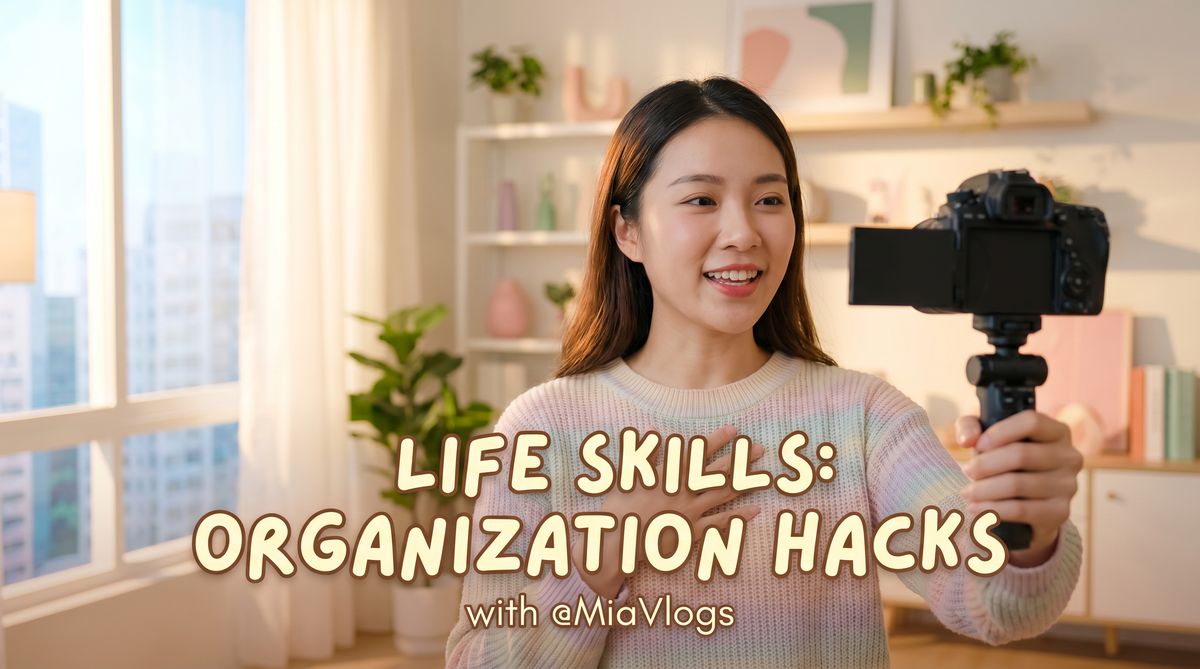 番茄vlog视频 - 生活整理收纳技巧视频教程